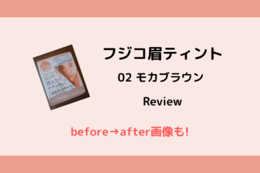 【使用画像あり】フジコ眉ティントSV（02モカブラウン）レビューしてみた！
