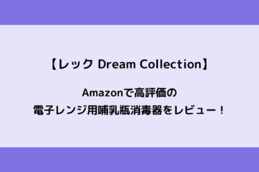 【レック Dream Collection】Amazonで高評価の電子レンジ用哺乳瓶消毒器をレビュー！